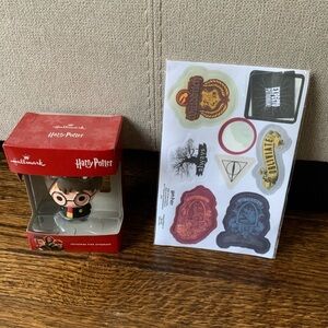 Harry Potter ornament and patches